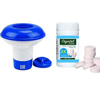 1pcs swimming pool disinfection automatic dispenser, pill floating box AZ20795