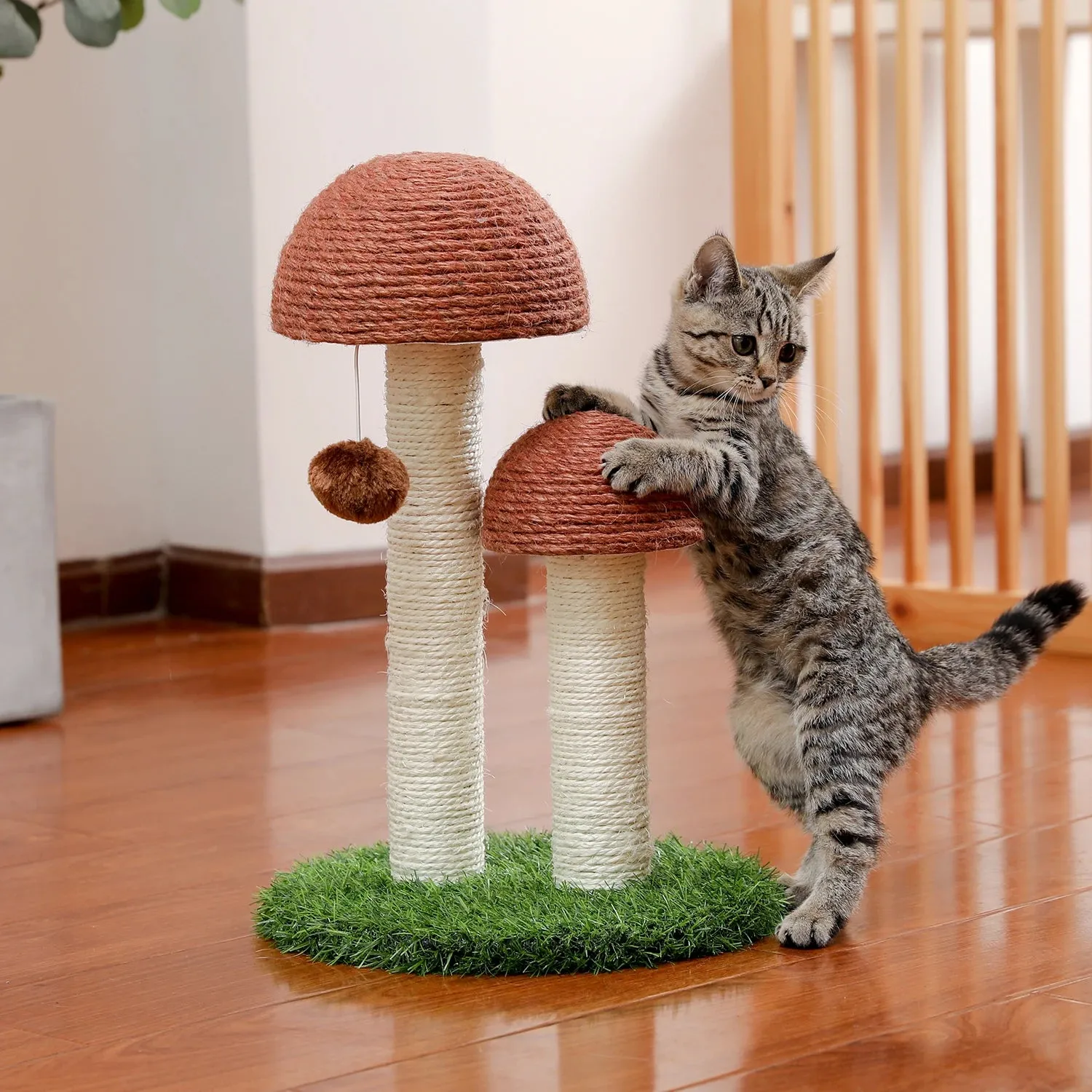 Adjustable 228~289cm Cat Climbing Tree Cat Jumping Frames Toys Scratch Post for Kittens Cat Toy