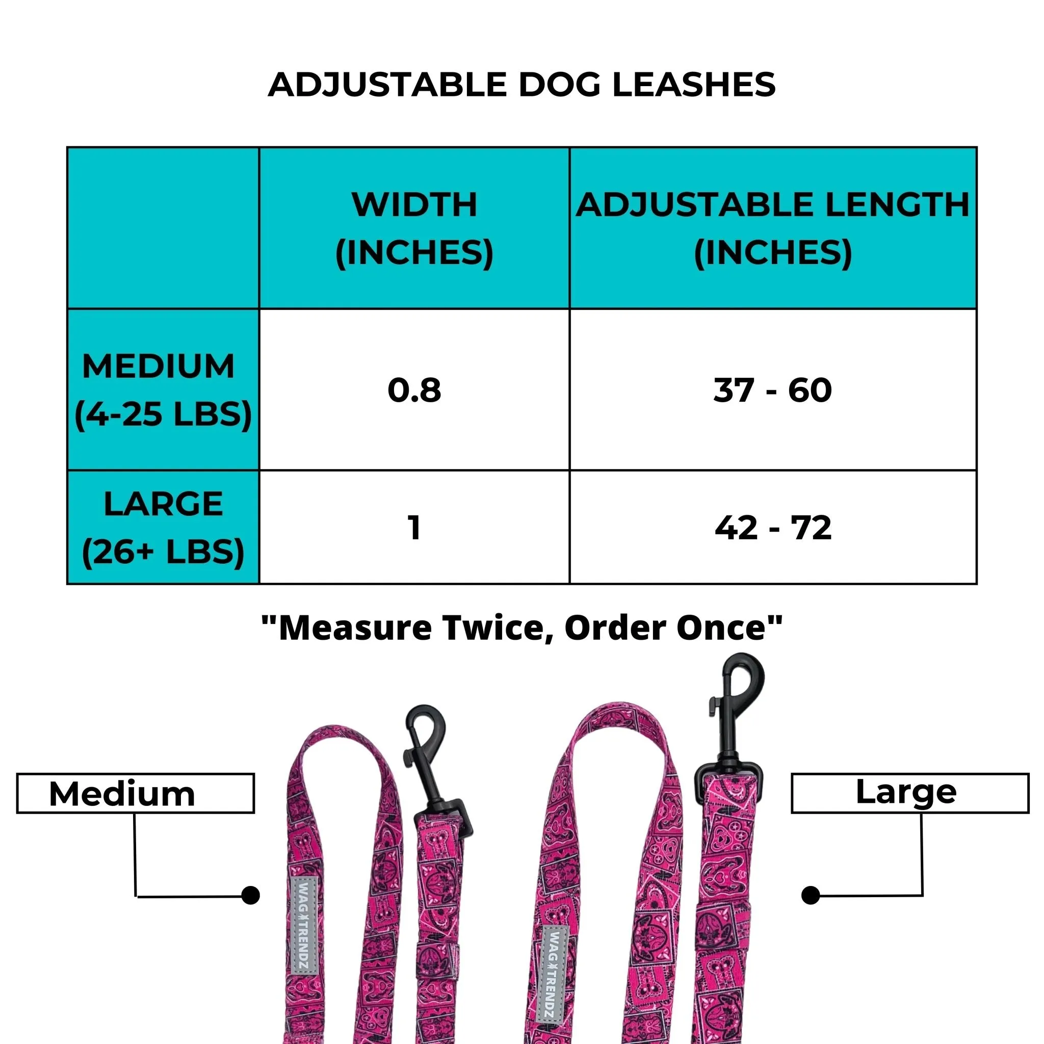 Adjustable Dog Leash | Skull Society