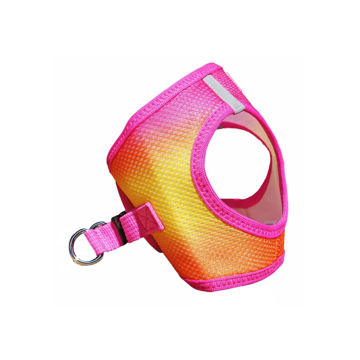 American River Choke Free Dog Harness - Ombre Raspberry Pink & Orange