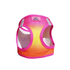 American River Choke Free Dog Harness - Ombre Raspberry Pink & Orange