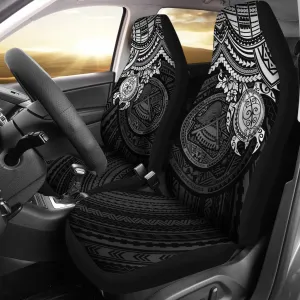 American Samoa Car Seat Covers American Samoa Seal White Turtle Hibiscus