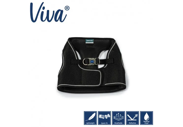 Ancol - Viva Step-in Harness - Black - Medium