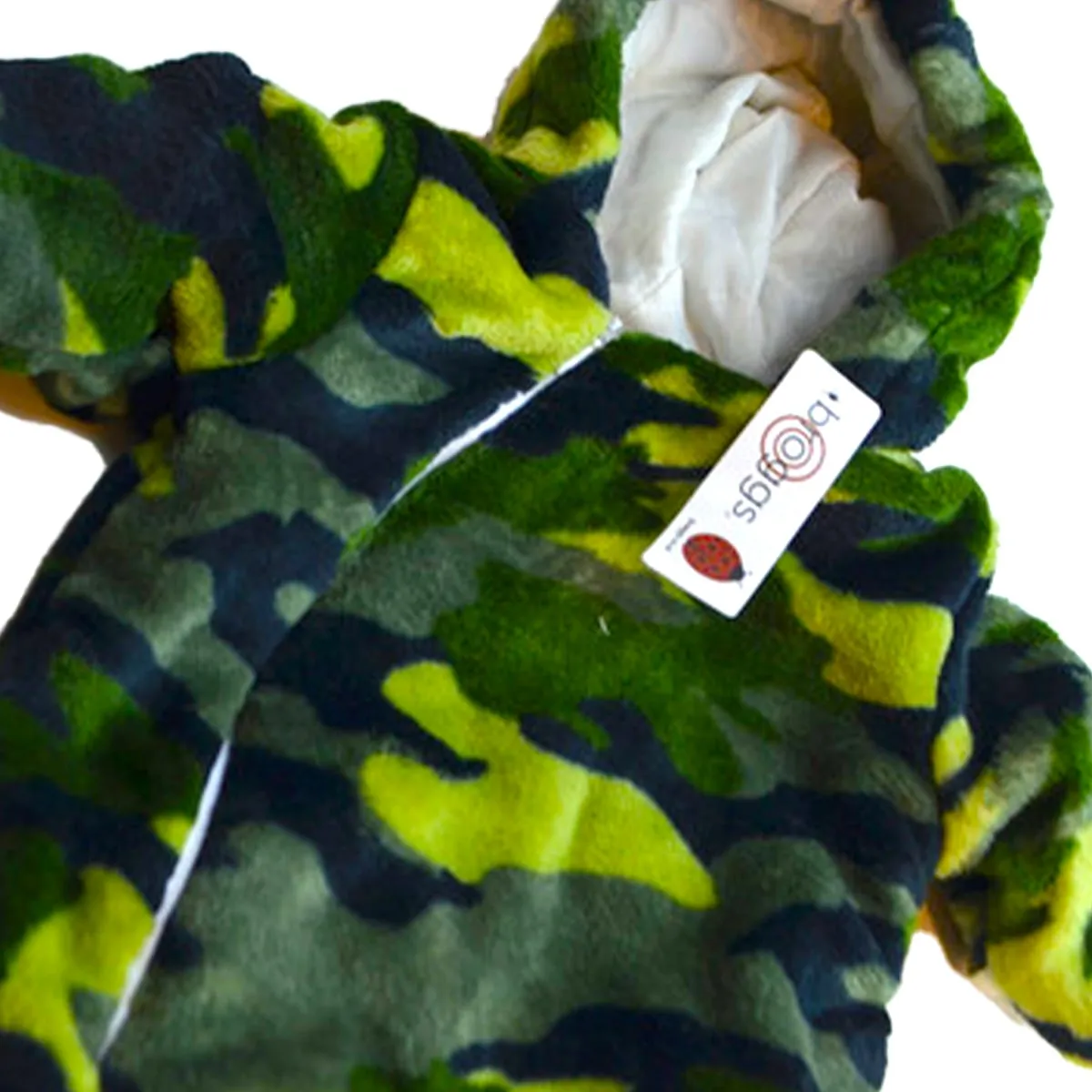 Baby Snowsuit | Faux Fur Hooded Snow Suit | Pramsuit | Unisex | Green Camp | Available in 6 sizes | 0-18M | 17I | Broggs®