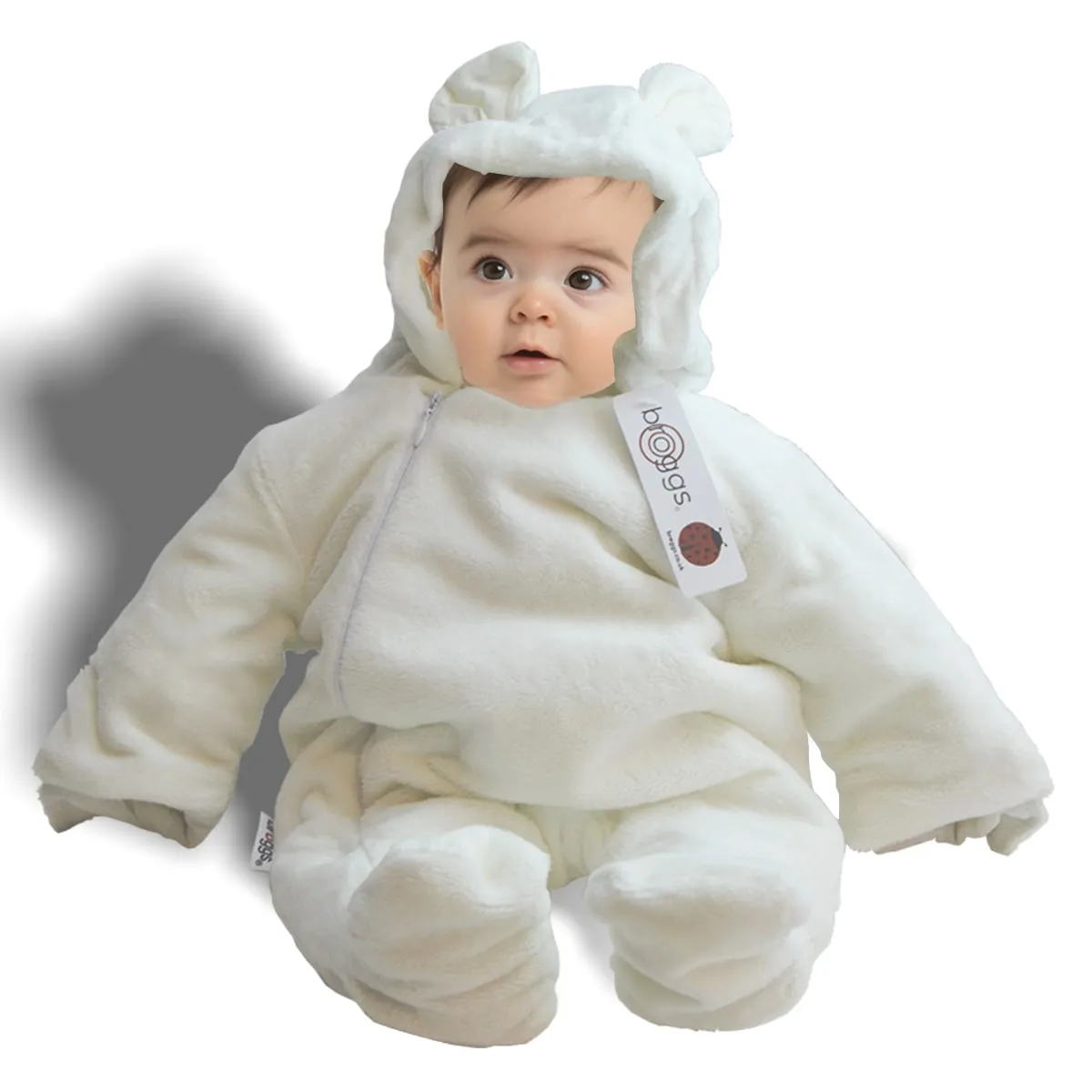 Baby Snowsuit | Faux Fur Hooded Snow Suit | Pramsuit | Unisex | Green Camp | Available in 6 sizes | 0-18M | 17I | Broggs®