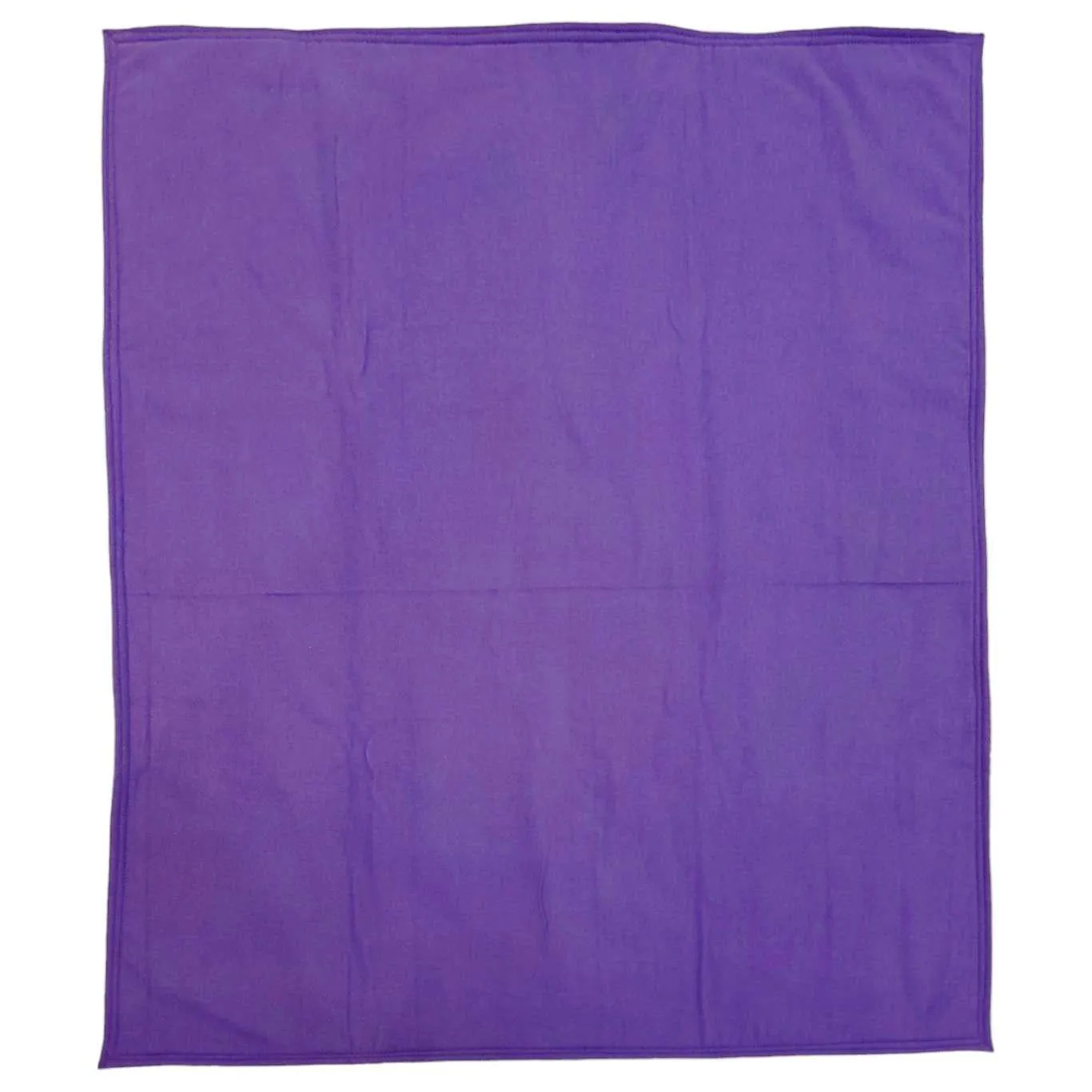 Blanket - Seafoam Blue with Purple Cat by World of Whimm