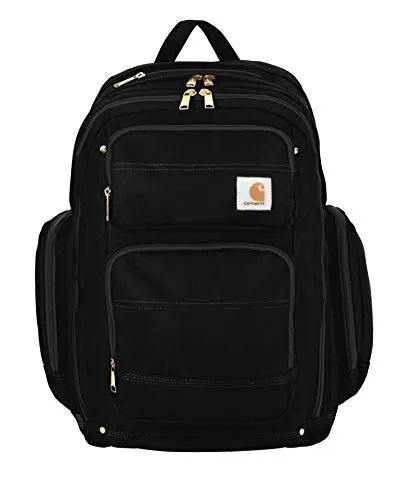 Carhartt Legacy Deluxe Work Backpack with 17-Inch Laptop Compartment, Black