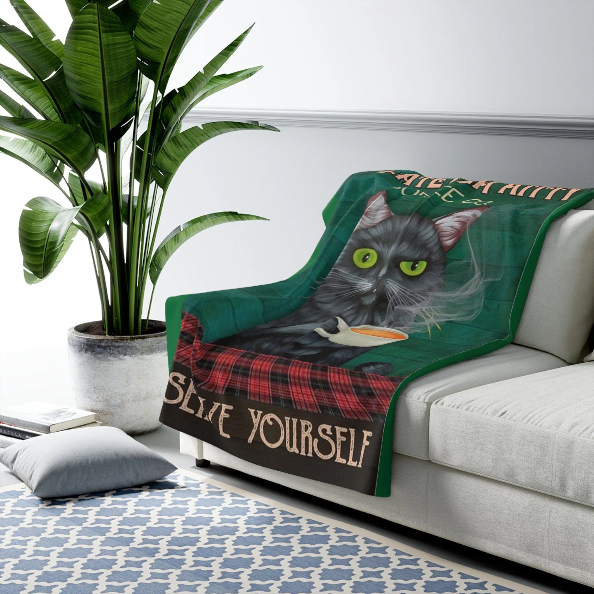 Cat Blanket - Cat print Blanket - Cat Throw blanket - Cat Mom Blanket - Cats blanket gift