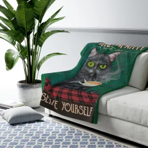 Cat Blanket - Cat print Blanket - Cat Throw blanket - Cat Mom Blanket - Cats blanket gift