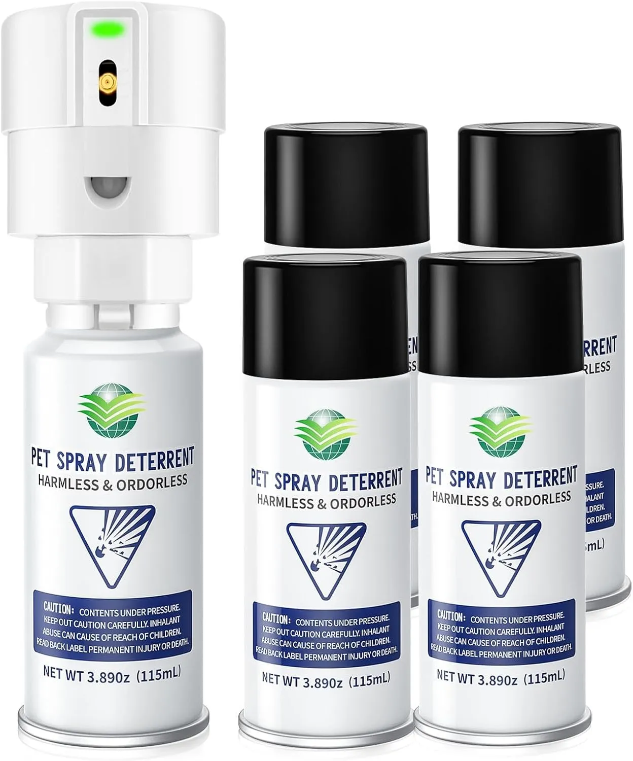 CAT Spray Pet Deterrent System, Motion Activated Pet Proofing Repellent for Cats and Dogs, Dog & Cat Spray Deterrent White