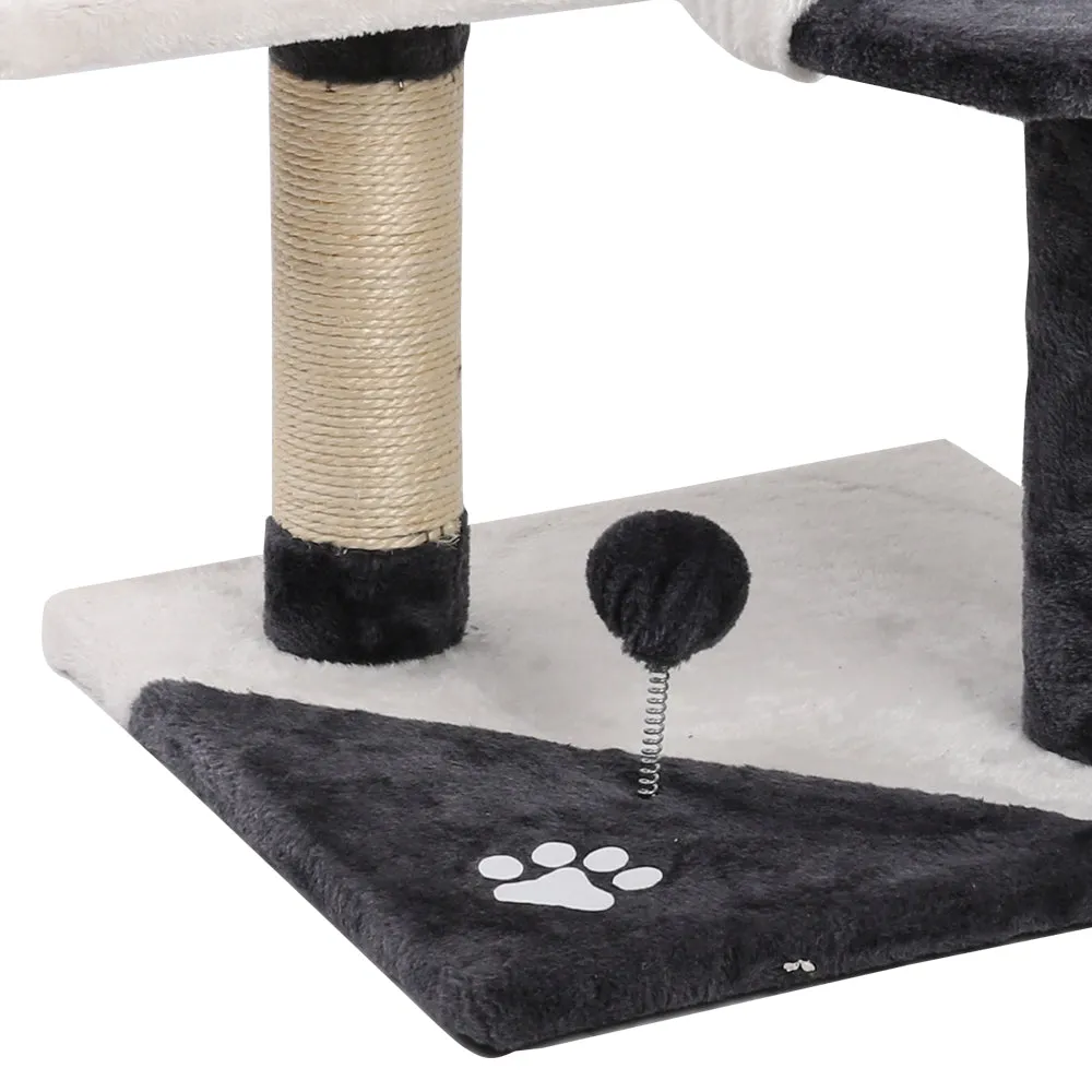 Cat Tree 112cm Scratching Post Scratcher Tower Condo House Furniture - Wood