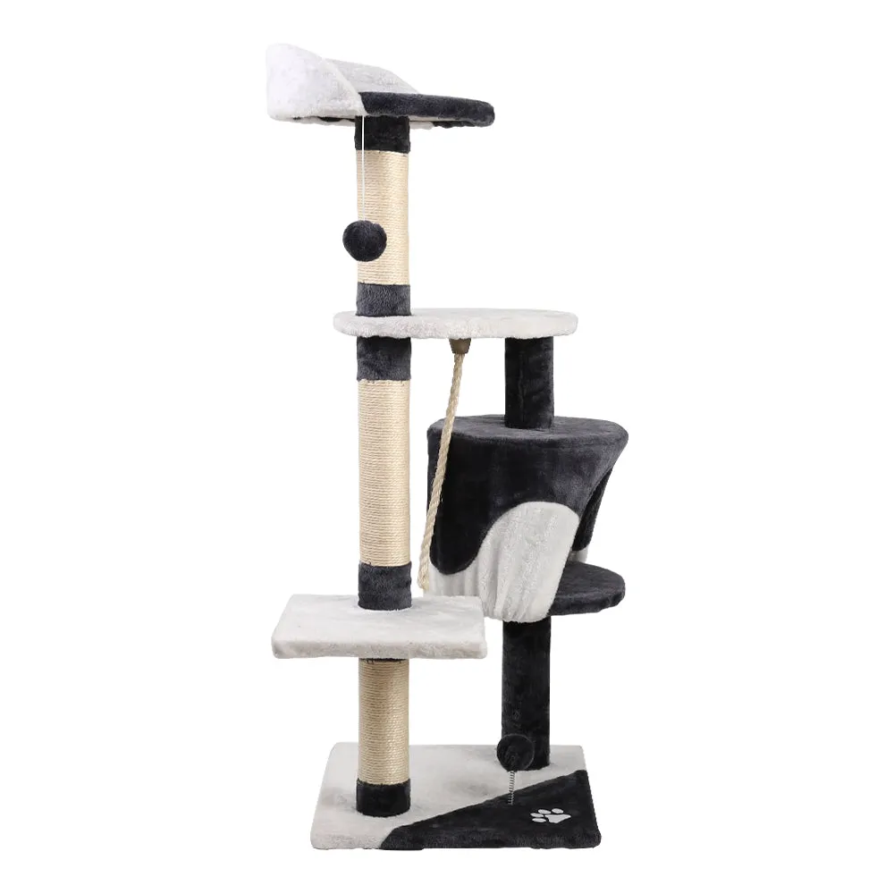 Cat Tree 112cm Scratching Post Scratcher Tower Condo House Furniture - Wood
