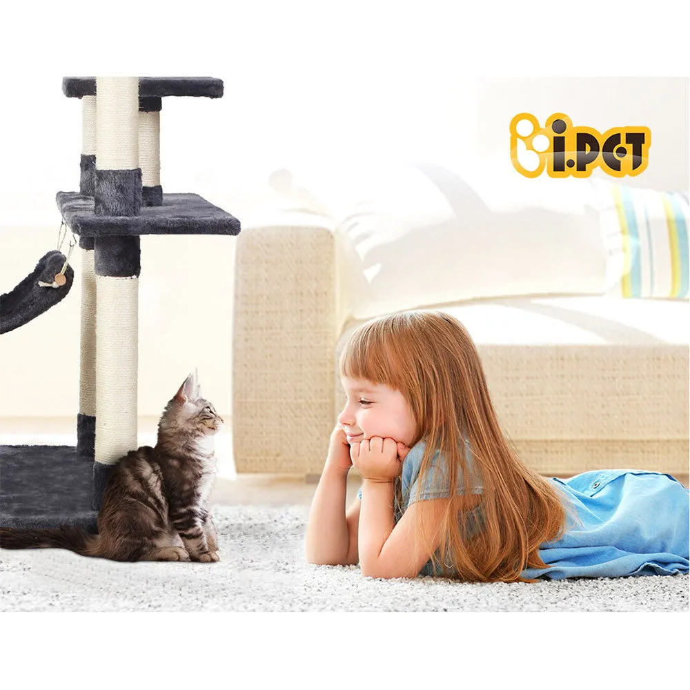 Cat Tree, 184 cm, Wood Scratching Post Tower Condo