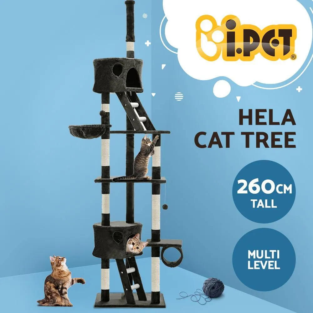 Cat Tree 260cm Trees Scratching Post Tower Condo