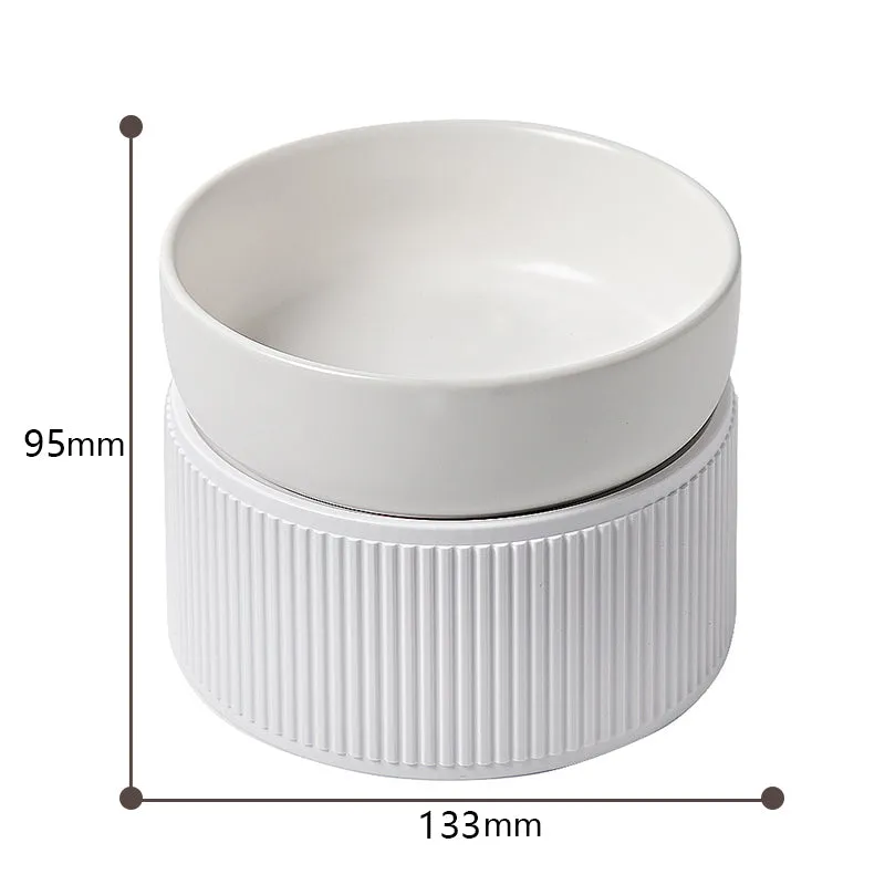 Ceramic Double Pet Bowl
