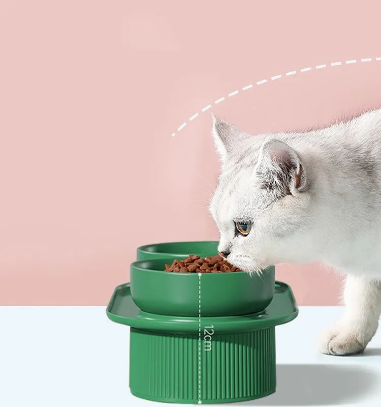 Ceramic Double Pet Bowl