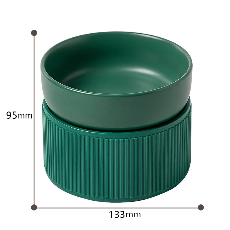 Ceramic Double Pet Bowl