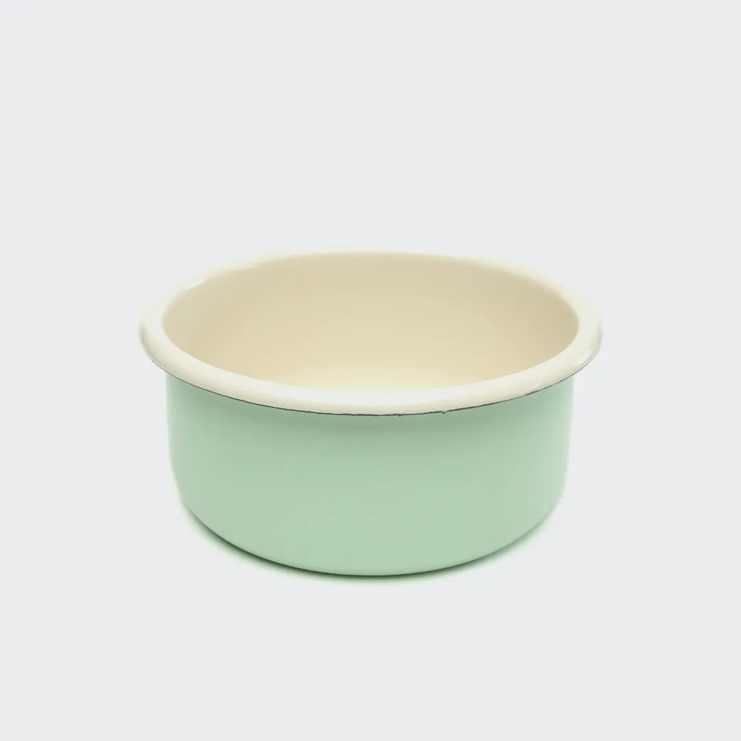 Cloud7 Dog Food and Water Bowl, Granny Pastel Green