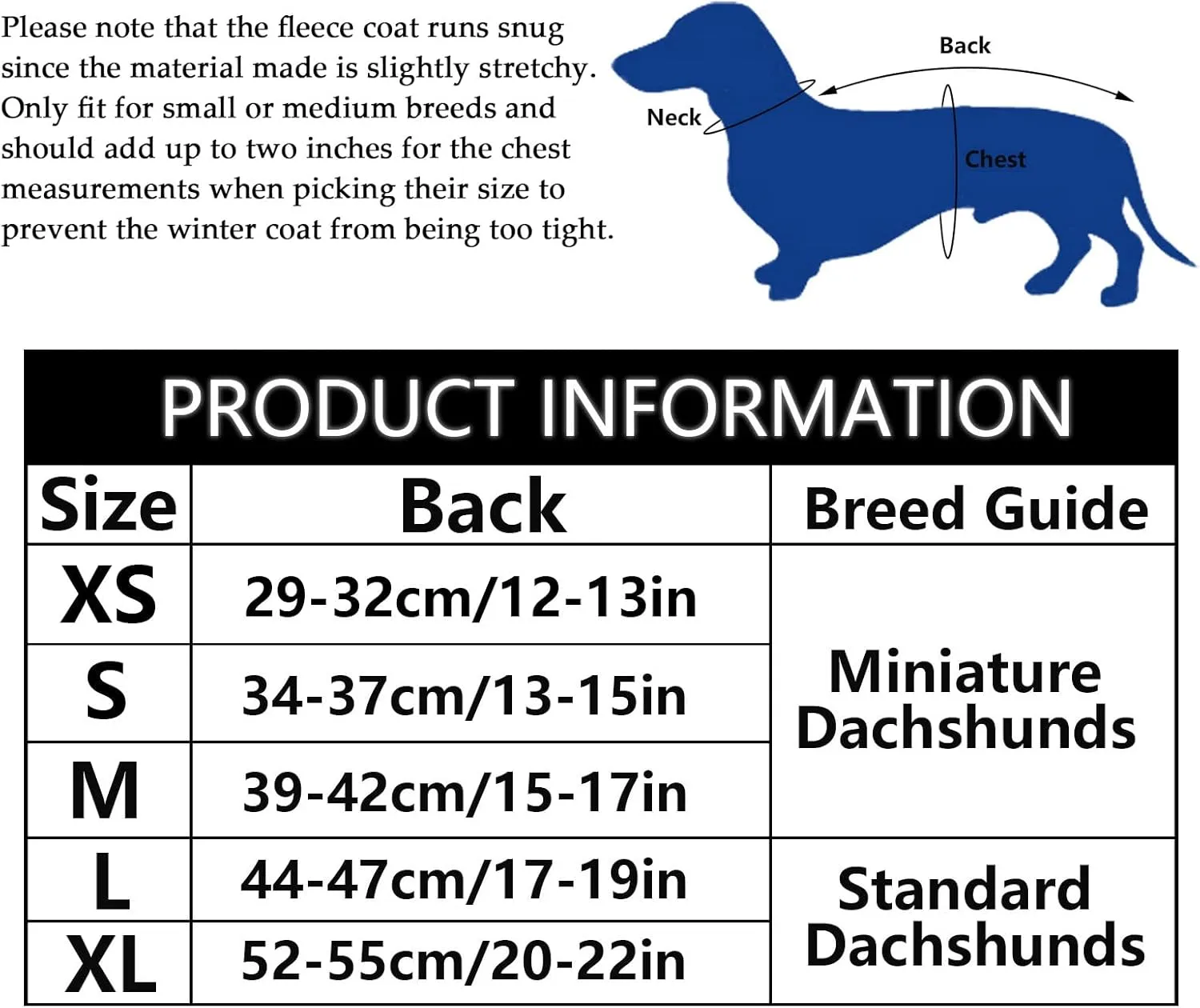 Dachshund Coats Waterproof Suitable for Dachshunds Sausage Weiner Dog Winter Coat Padded Fleece Puppy Snowsuit with Adjustable Bands Reflective Stripe - Plaid Red - XS