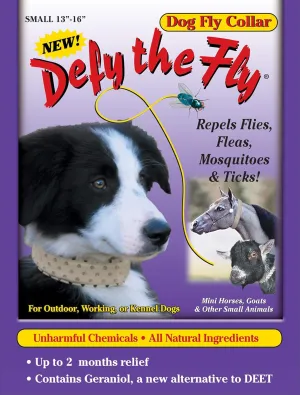 Defy The Fly Dog Collar - 13" to 16" Size Small
