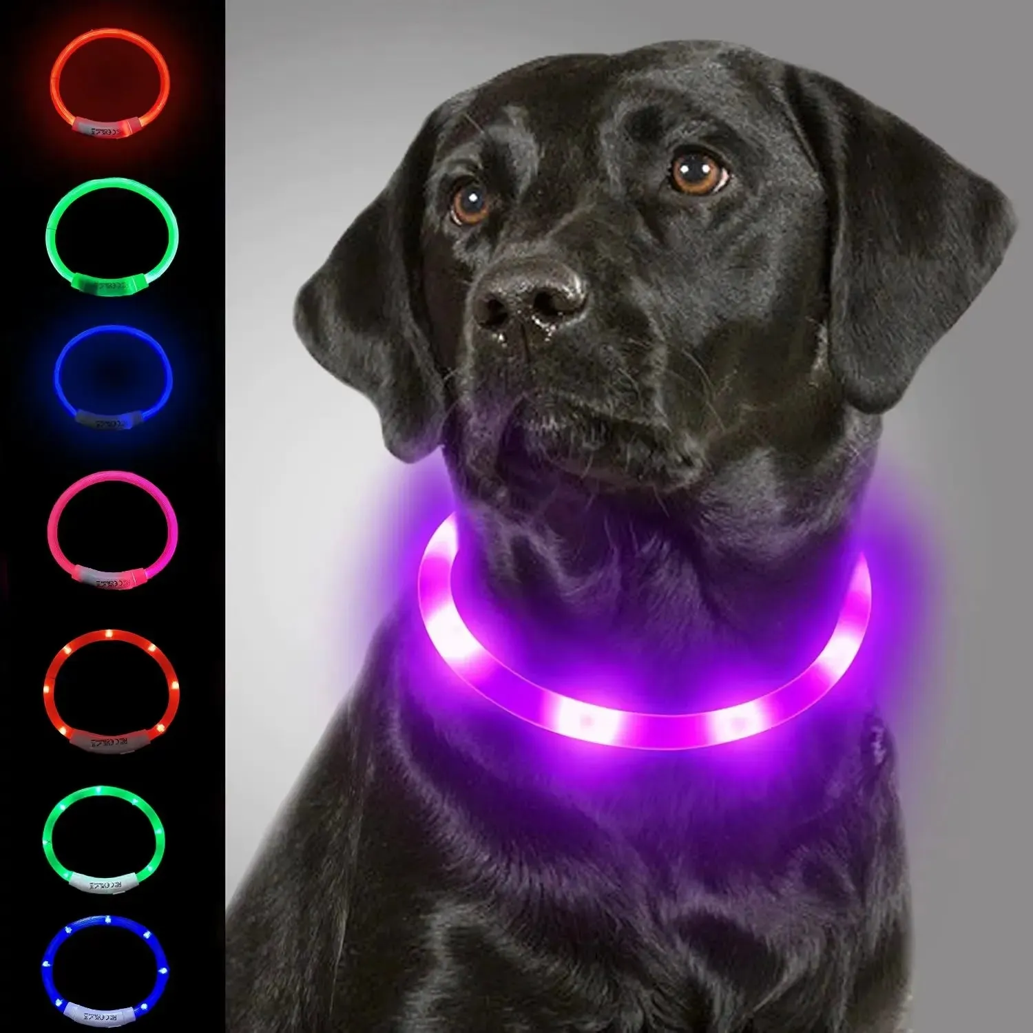 Dog collars Light up Collar LED Collar Light up Cat Collar USB Rechargeable Collar Christmas Decoration Pet Collar Pet Christmas Gifts