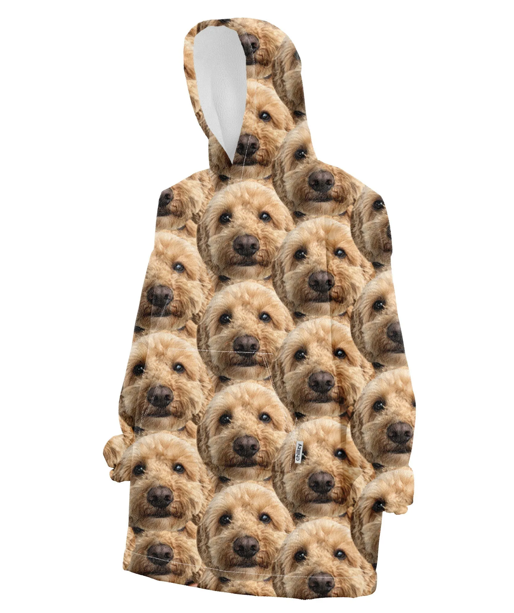 Dog Mash Hoodie Blanket