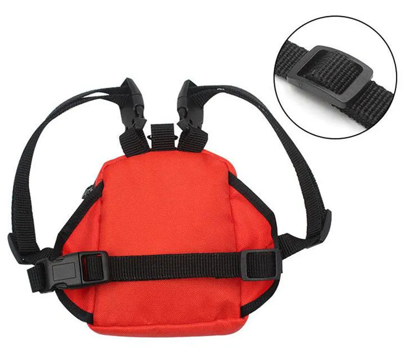 Dogs and cats go out and carry their backpacks