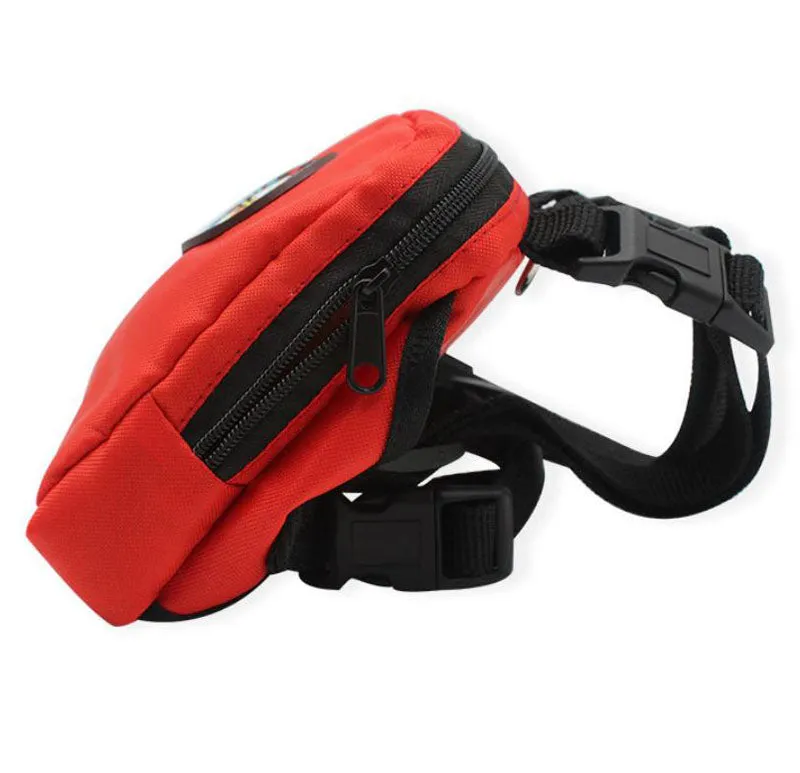 Dogs and cats go out and carry their backpacks