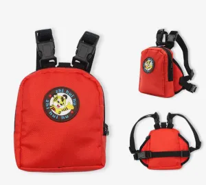 Dogs and cats go out and carry their backpacks
