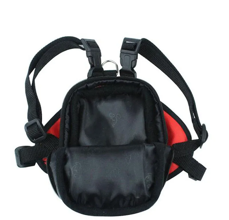 Dogs and cats go out and carry their backpacks