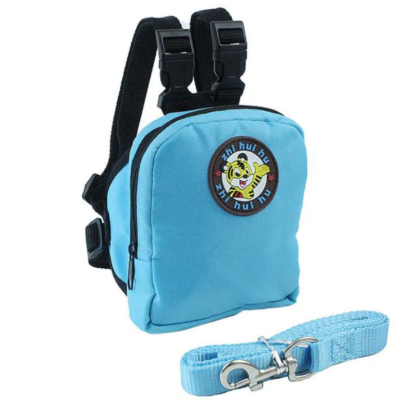 Dogs and cats go out and carry their backpacks