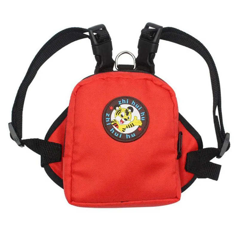 Dogs and cats go out and carry their backpacks