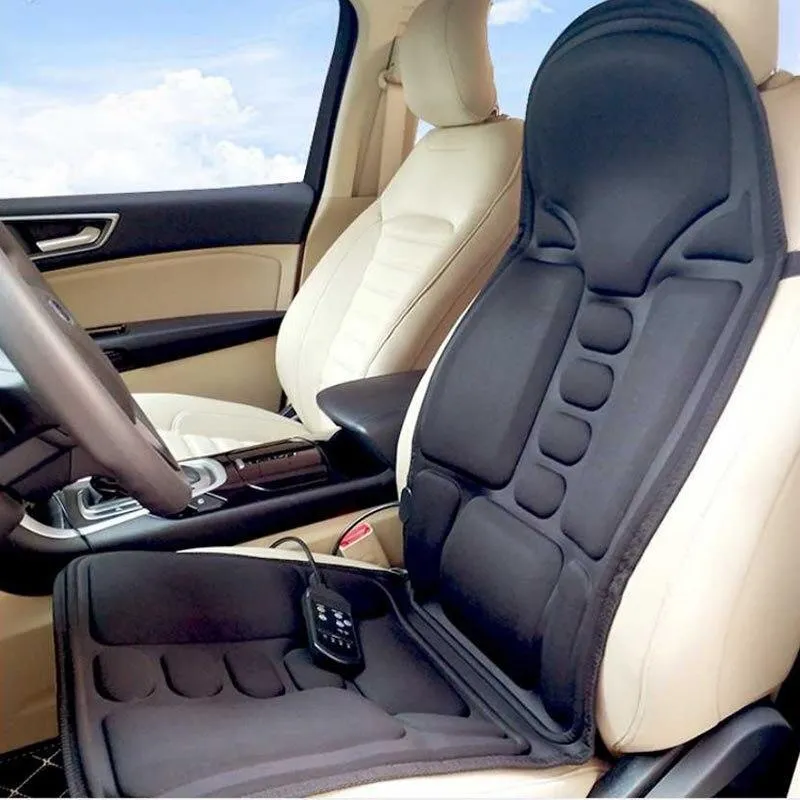 Electric 9 Motor Heating Vibrating Massage Car Seat Cushion