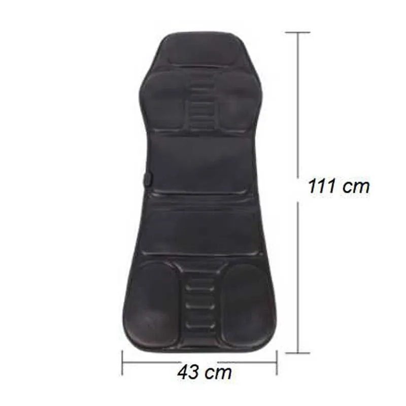 Electric 9 Motor Heating Vibrating Massage Car Seat Cushion