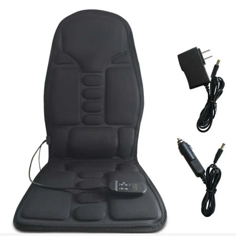 Electric 9 Motor Heating Vibrating Massage Car Seat Cushion