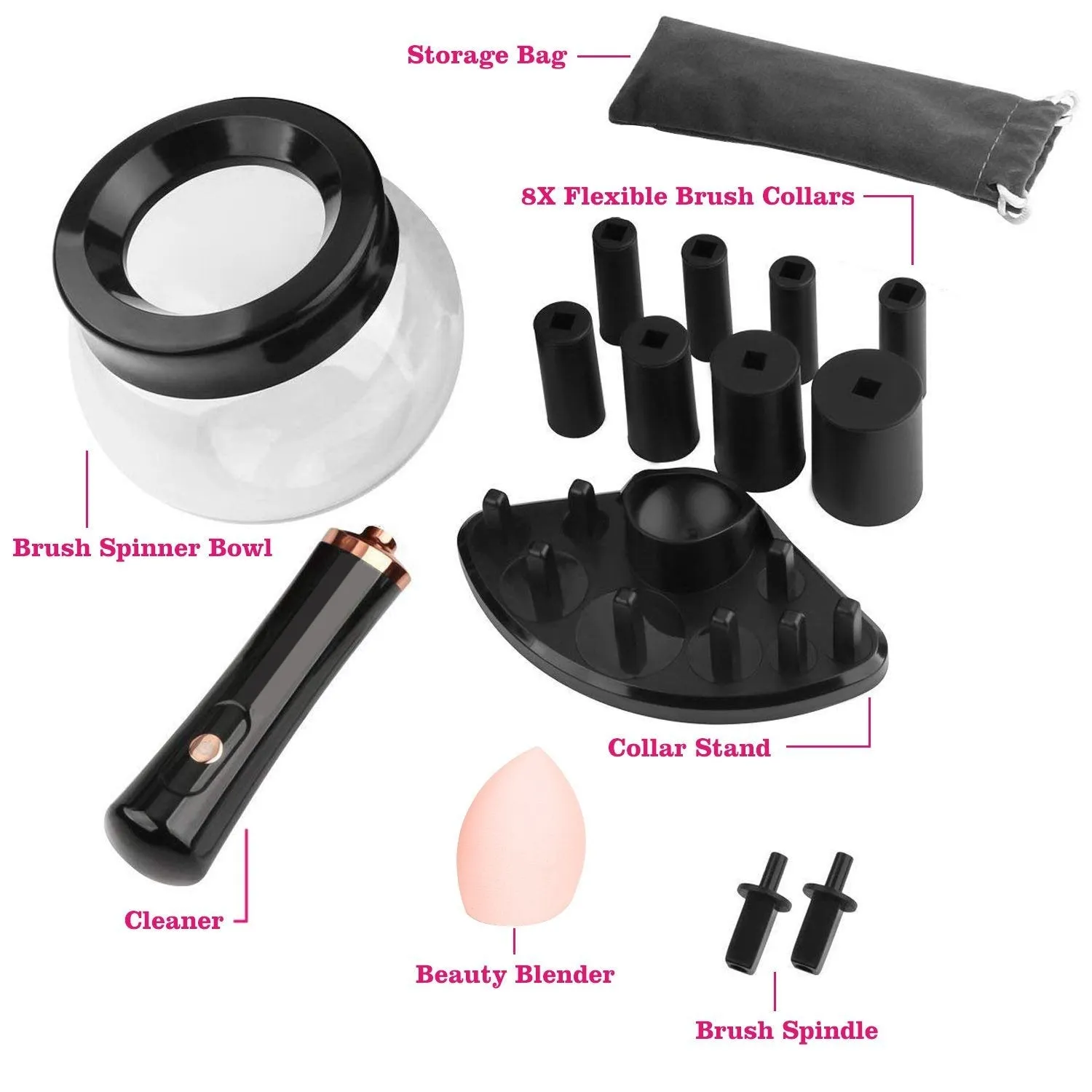 Electric Cosmetic Makeup Brush Cleaner Dryer