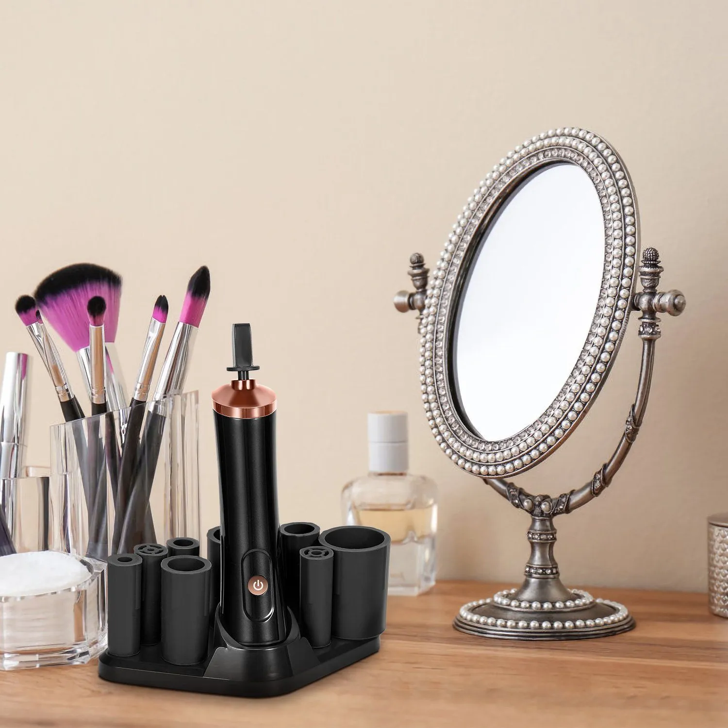 Electric Cosmetic Makeup Brush Cleaner Dryer