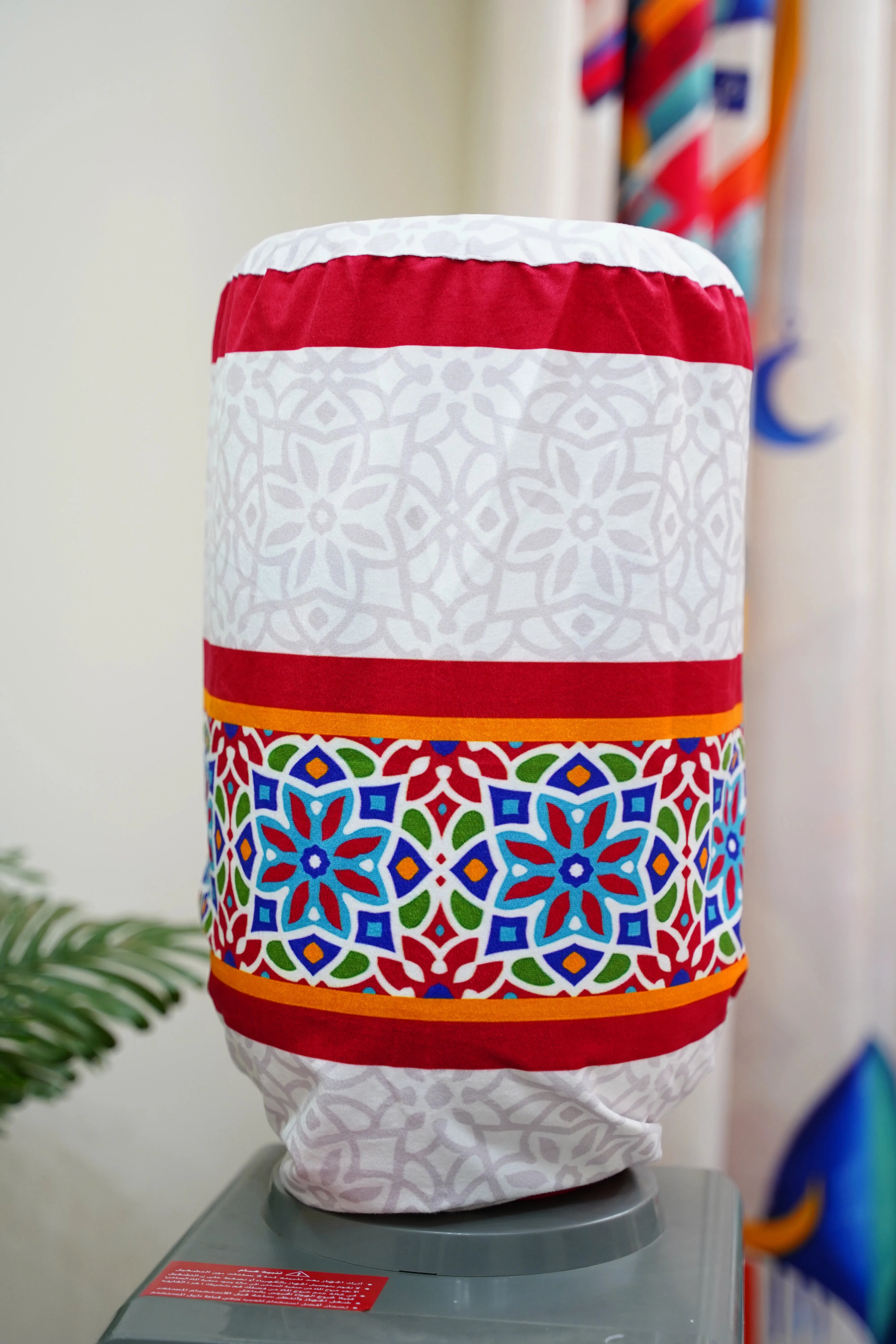 Floral Khayamiya Ramadan Cover For Water Dispenser