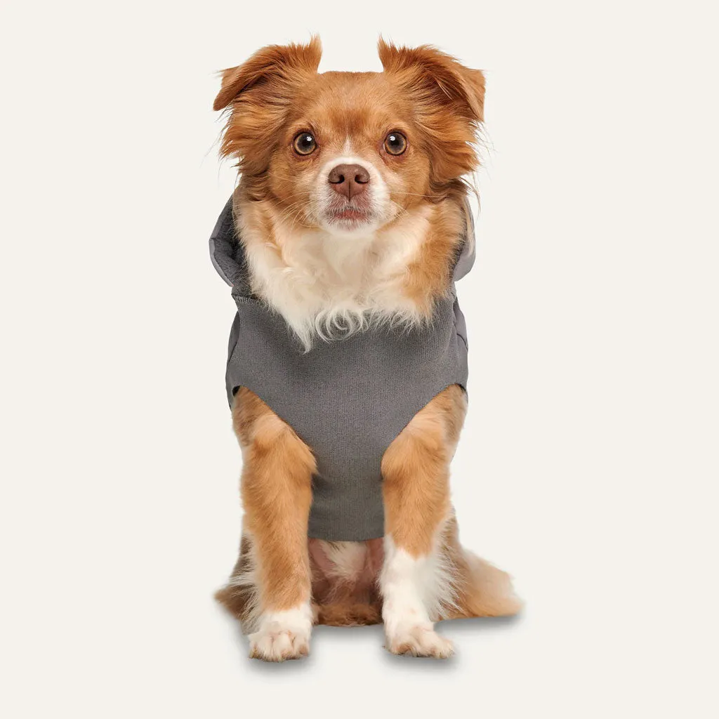Goo-eez Hooded Full Body Snowsuit for Dogs Light Grey/Grey