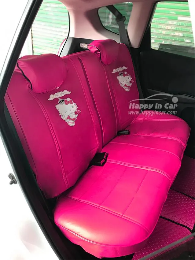 Hello Kitty Car Seat Cover Rear LE Pink