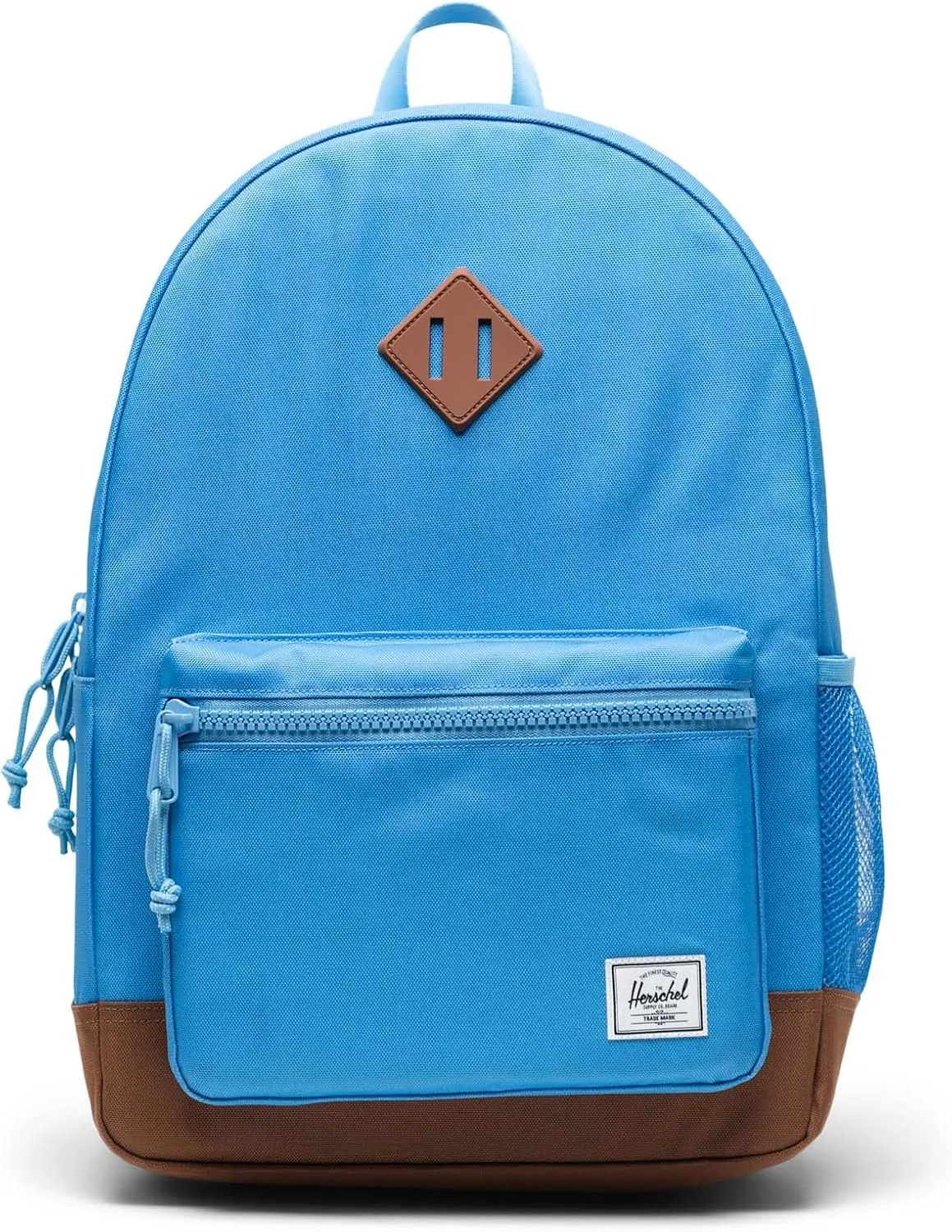 Herschel Supply Co. Heritage Backpack, Azure Blue/Saddle Brown, Youth-26L