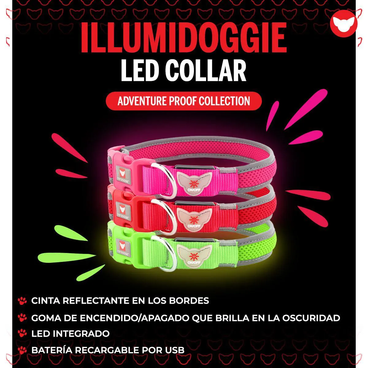 Illumidoggie LED Collar | Adventure Proof Collection