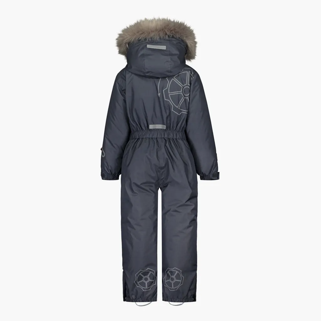 Kids´ winter snowsuit Joona, Grey Machinery Reflective
