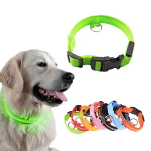 LED light pet collar
