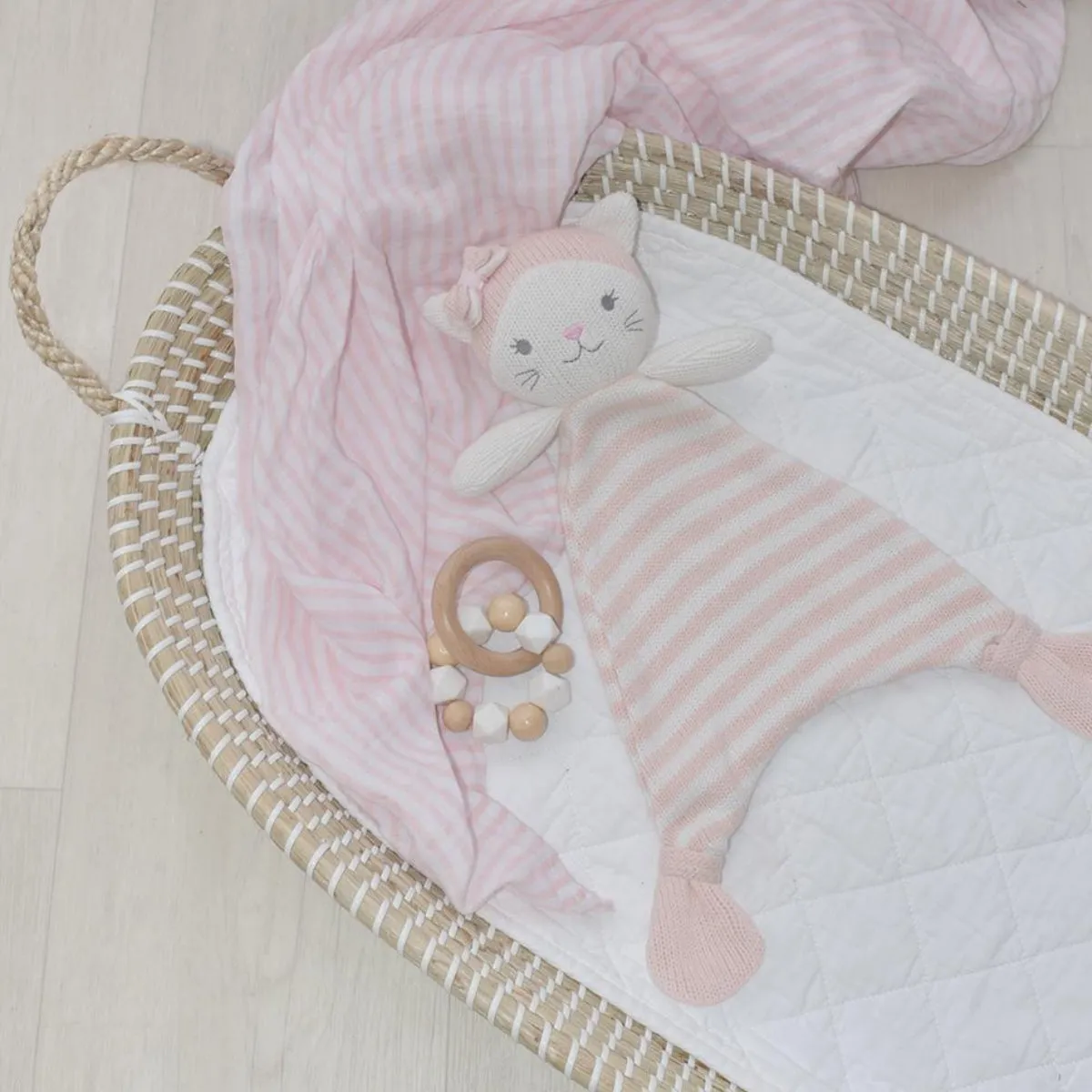 Living Textiles Daisy The Cat Security Blanket