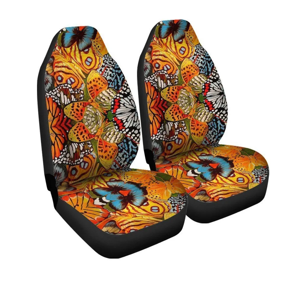 Monarch Butterfly Car Seat Covers Custom Butterfly Car Accessories