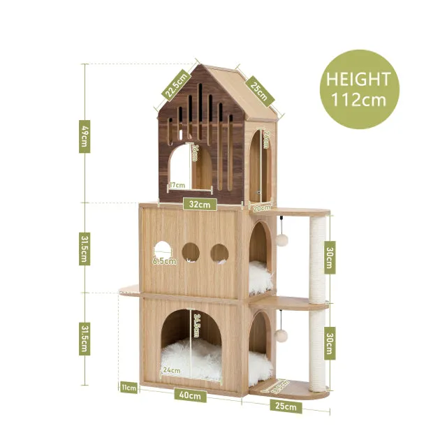 Multilevel Cat Towel Climbing Tree