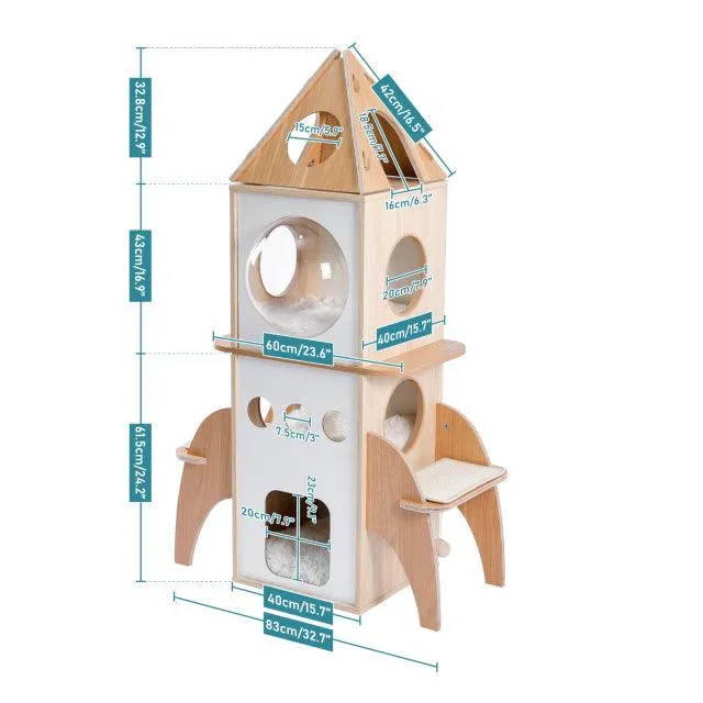 Multilevel Cat Towel Climbing Tree