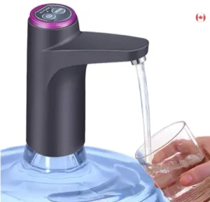 NEW Cozy Blue Portable Water Dispenser Bottle Pump - USB Electric Charging, Automatic Off Switch, Fits 3, 4, 5 Gallon Bottles