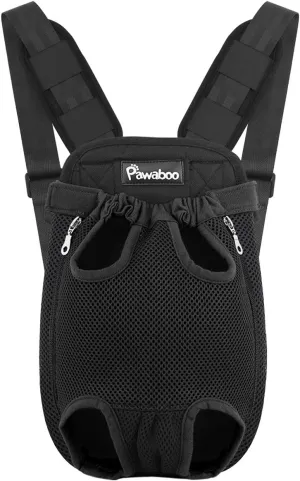 Pawaboo Pet Carrier Backpack, Adjustable Pet Front Cat Dog Carrier Backpack Travel Bag, Legs Out, Easy-Fit for Traveling Hiking Camping for Small Medium Dogs Cats Puppies, Small, Black Pawaboo Pet Carrier Backpack, Adjustable Pet Front Cat Dog Carrier Backpack Travel Bag, Legs Out, Easy-Fit for Traveling Hiking Camping for Small Medium Dogs Cats Puppies, Small, Black